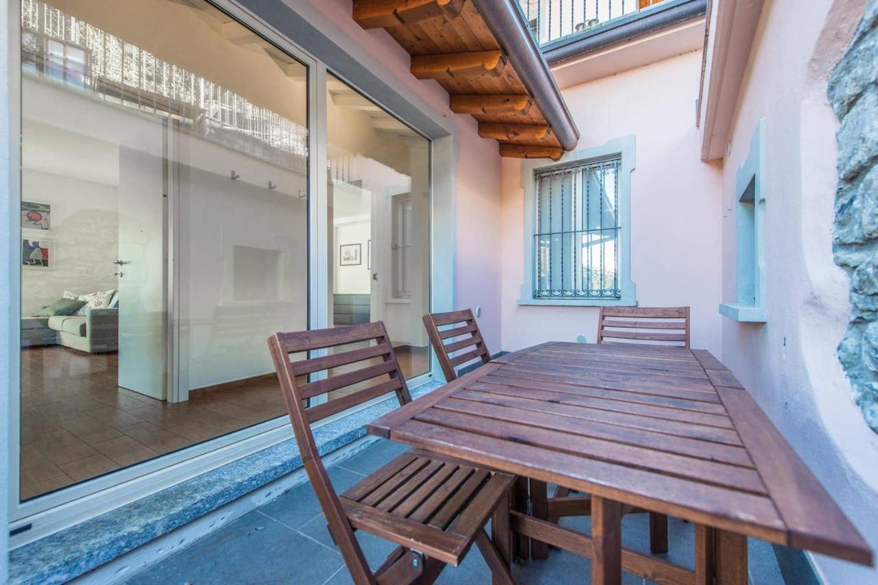 Miralago Apartments Villa Rosa Lake View بيلاجيو المظهر الخارجي الصورة